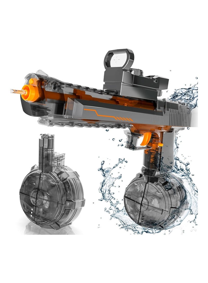 Yoawllty Water Gun Swimming Pool Toys, Automatic Manual Dual-mode Electric Water Toy-36 Feet(About 91.4 Meters), Powerful And Powerful Water Toy, Suitable for Children and Adults(Gray)  - Image 1