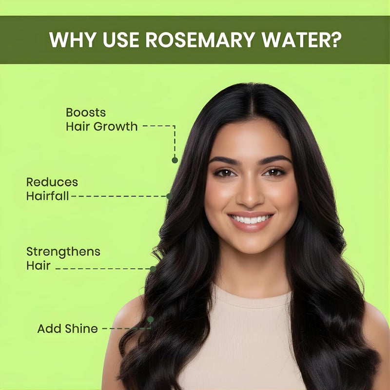 ALPS GOODNESS Rosemary Water Spray For Hair Growth (200 ml) | Hair Spray for Regrowth | Adds Shine | Helps Reduce Hairfall | Strengthens Hair | Suitable For All Hair Types - Image 5