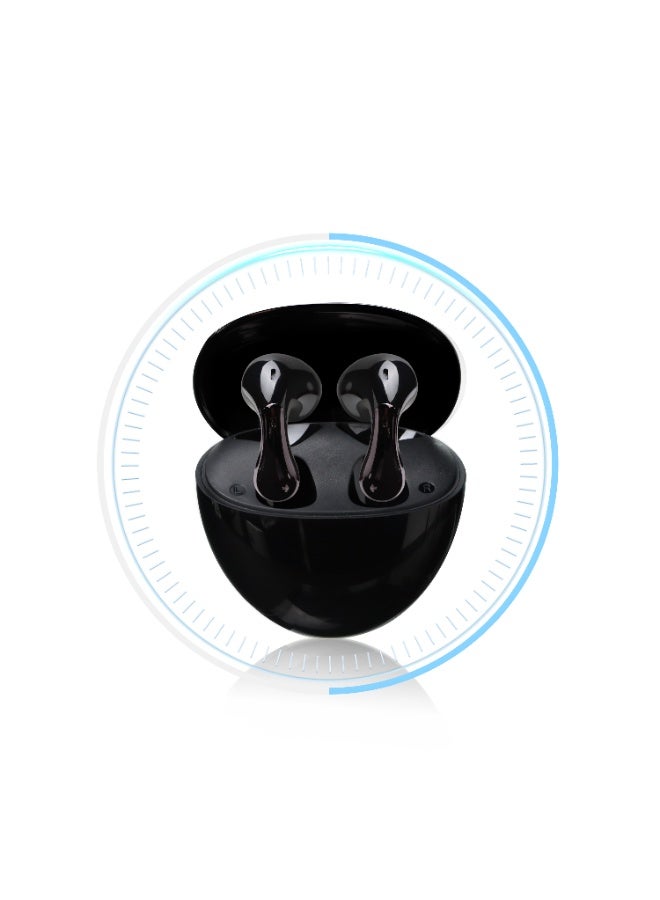 فلاي سي دي اي  FLYCDI-TWS-001 Earbuds Black WP002, TWS True Wireless Bluetooth Earphone, Bluetooth 5.3, Dual ENC Intelligent Noise Reduction, HiFi Sound Quality Experience, 13mm Powerful Dynamic Driver - Image 5