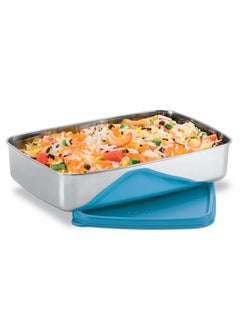 Milton MILTON Steel Pro Rectangular 1000 Stainless Steel Container, 1020 ml, Blue  - Image 2