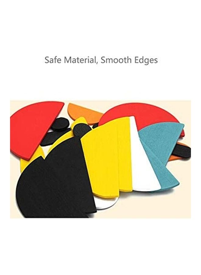 Educational Toy Wooden Jigsaw Puzzle 25.5x21.5x4.5cm - Image 3