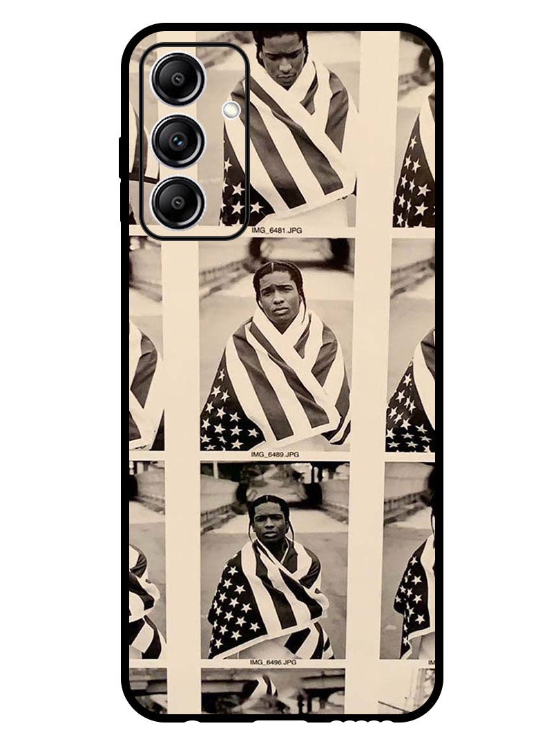 Theodor Protective Case Anti Scratch Shock Proof Bumper Cover For Samsung Galaxy A25 Travis n Flag - Image 1