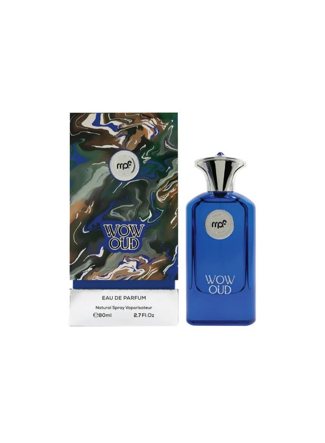 mpf Wow Oud Eau De Parfum - 80ml | Unisex Luxury Oud, Spices & Leather Fragrance - Image 1