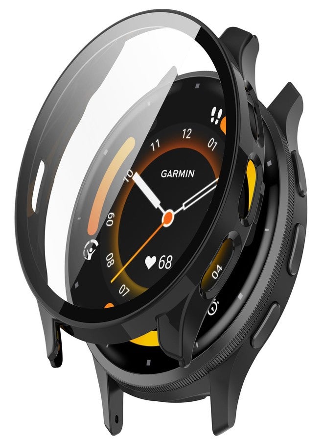 FanTEK Compatible for Garmin Venu 3 (45mm) Watch Case for Women Men, Scratch Resistant Shock Absorbing Case, Black - Image 1