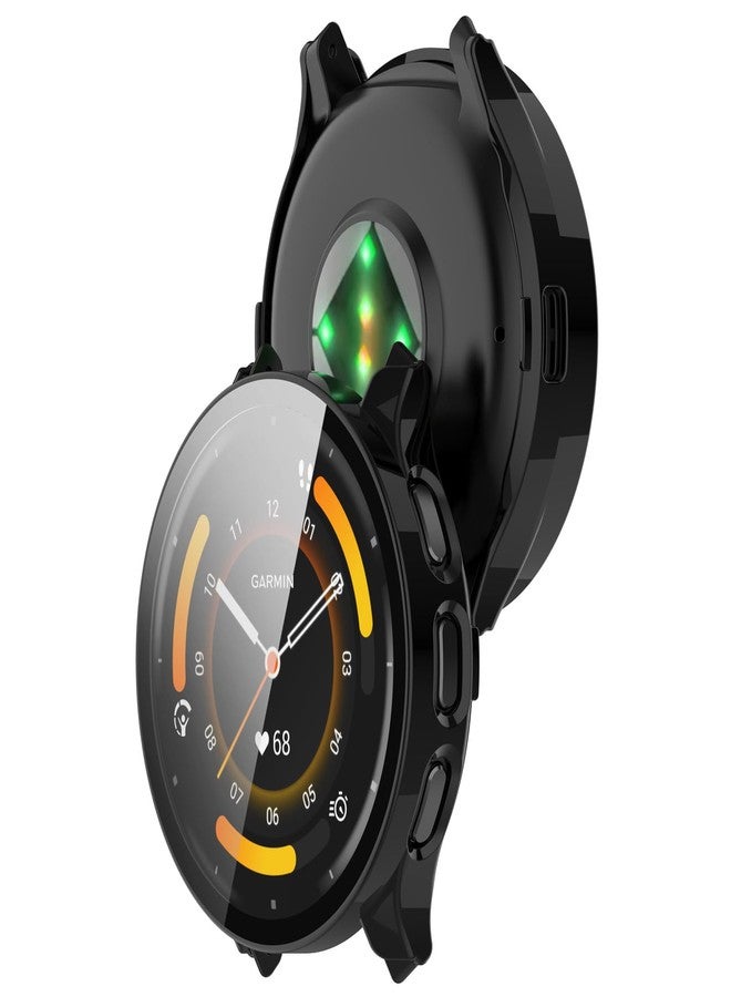FanTEK Compatible for Garmin Venu 3 (45mm) Watch Case for Women Men, Scratch Resistant Shock Absorbing Case, Black - Image 5