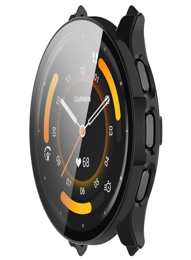 FanTEK Compatible for Garmin Venu 3 (45mm) Watch Case for Women Men, Scratch Resistant Shock Absorbing Case, Black - Image 4