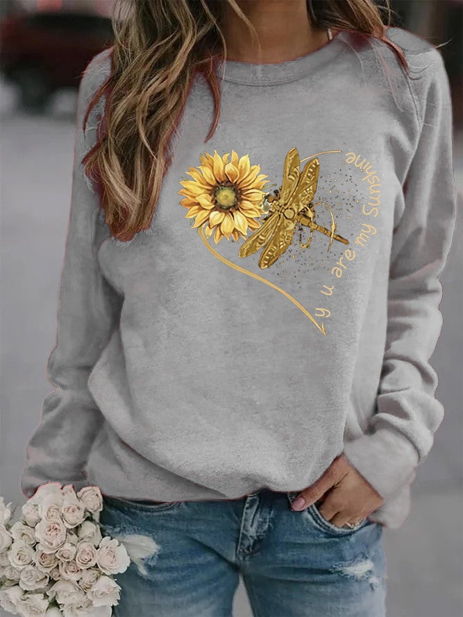 2024 Amazon wish ebay AliExpress cross-border independent station womens animal European and American printed crew neck vests gray without cap