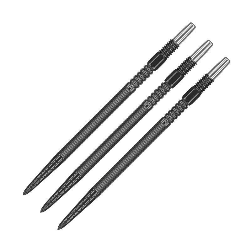 Target Darts نقاط السهام Target Darts Swiss Point DX (عبوة 3 قطع من النصائح) 26 مم، أسود - تغيير نقطة السهام السويسرية، ملحقات السهام الاحترافية، إزالة نصيحة السهام SP - Image 1