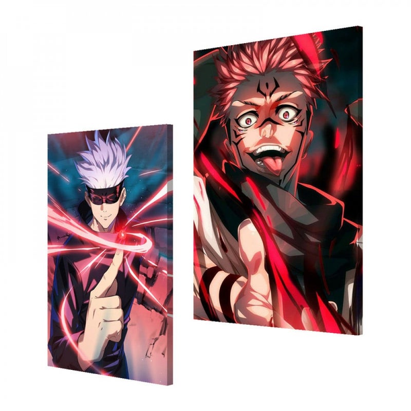 Marktna Double canvas print with an anime design, total size 80x60 cm - Image 2