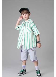 شوارتز New boys' fashionable short sleeved shirt  - Image 2