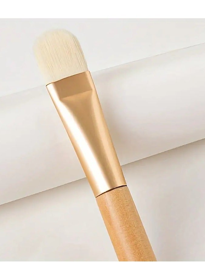 Rozino 2pcs Wooden Facial Mask Brushes - Flat, Fragrance-Free for Deep Cleansing & Skin Care, Perfect for Foundation Application & Concealer Blending - Image 4