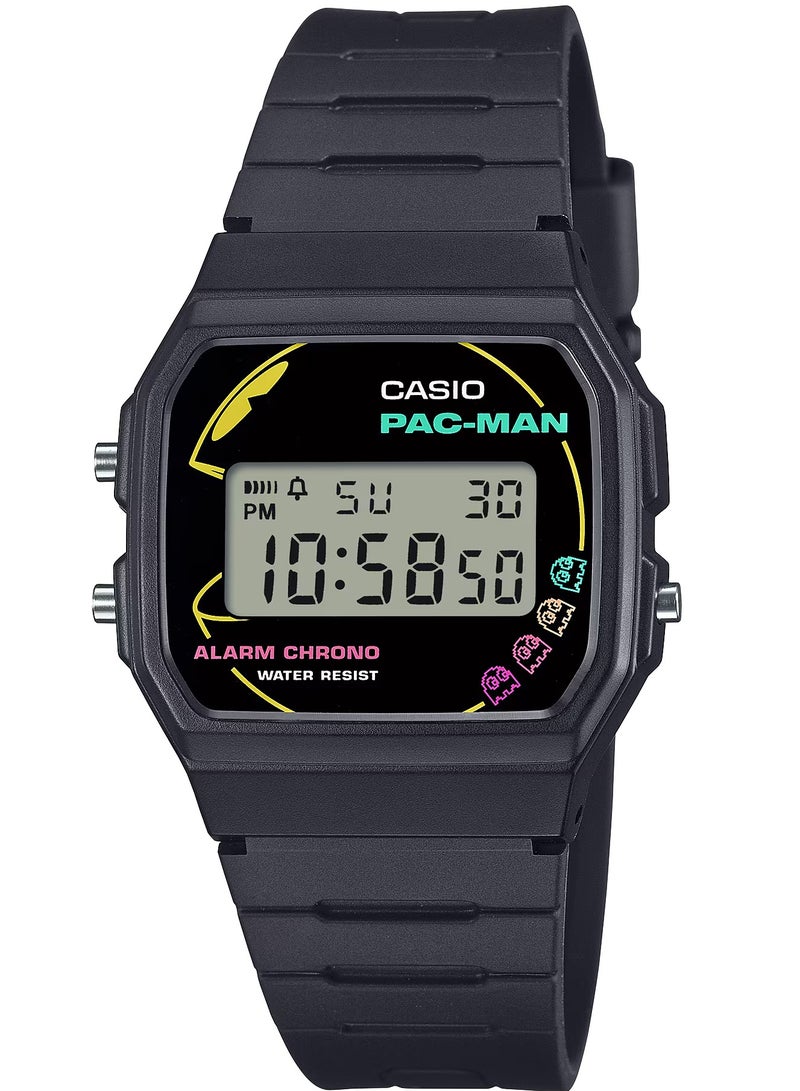 CASIO PAC-MAN LIMITED EDITION Vintage Digital Unisex Watch - F-91WPC-1ADR - Image 1