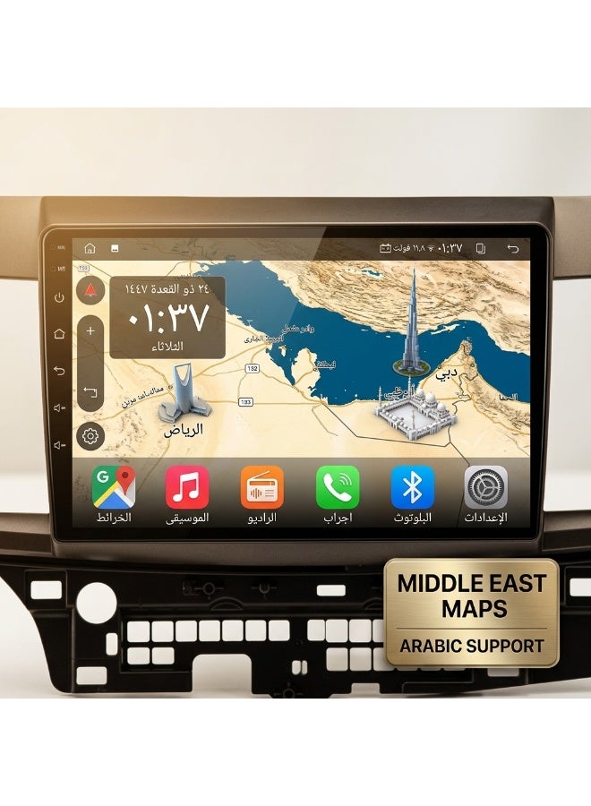 نظام الملاحة GPS للسيارات بنظام أندرويد 15 لسيارة لانسر ميتسوبيشي 2007-2015 جهاز تشغيل الوسائط المتعددة ونظام الترفيه - Image 3