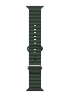 Generic Soft Silicone Ocean Band Compatible With Apple Watch Ultra Band 49mm,45mm,44mm,42mm For Men And Women High-Quality Adjustable Bands  - Image 1