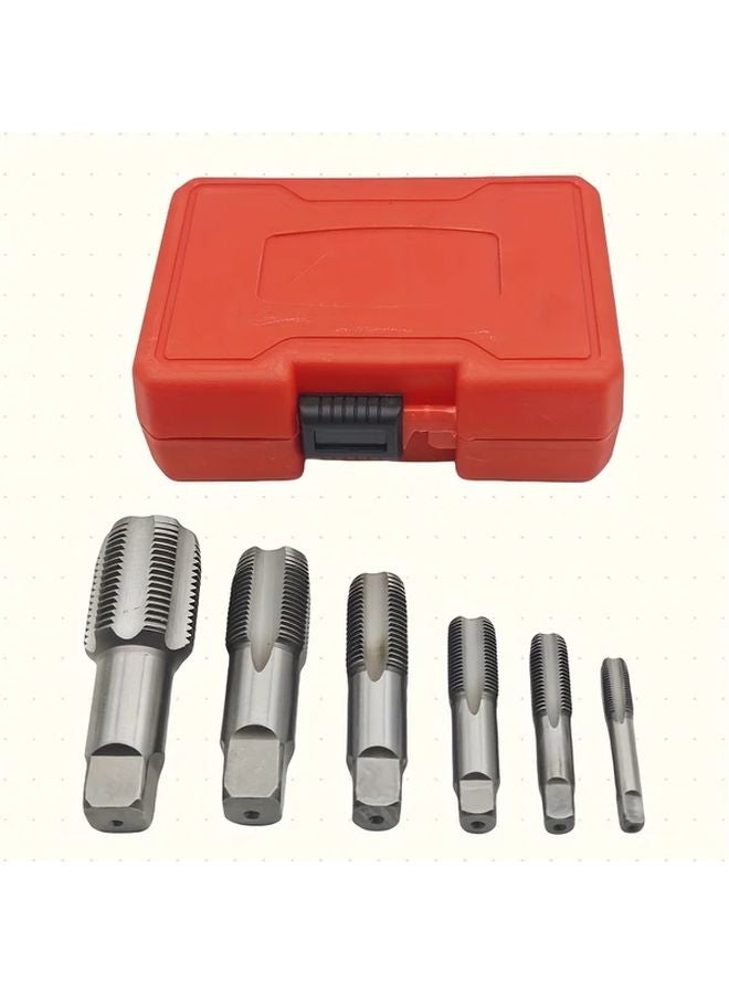 6PC BSP Heavy Duty Pipe Thread Repair Kit NPT BSP Sizing Professional Plumbing Set - Image 5