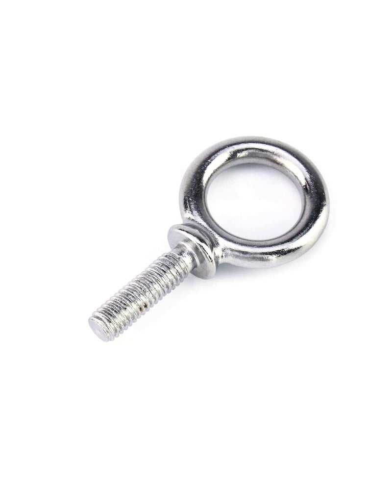 QWORK Eye Bolt, 10 Pack 3/8" x 1-1/4" UNC Marine Grade Stainless Steel Lifting Ring Threaded Eyebolts - Image 3