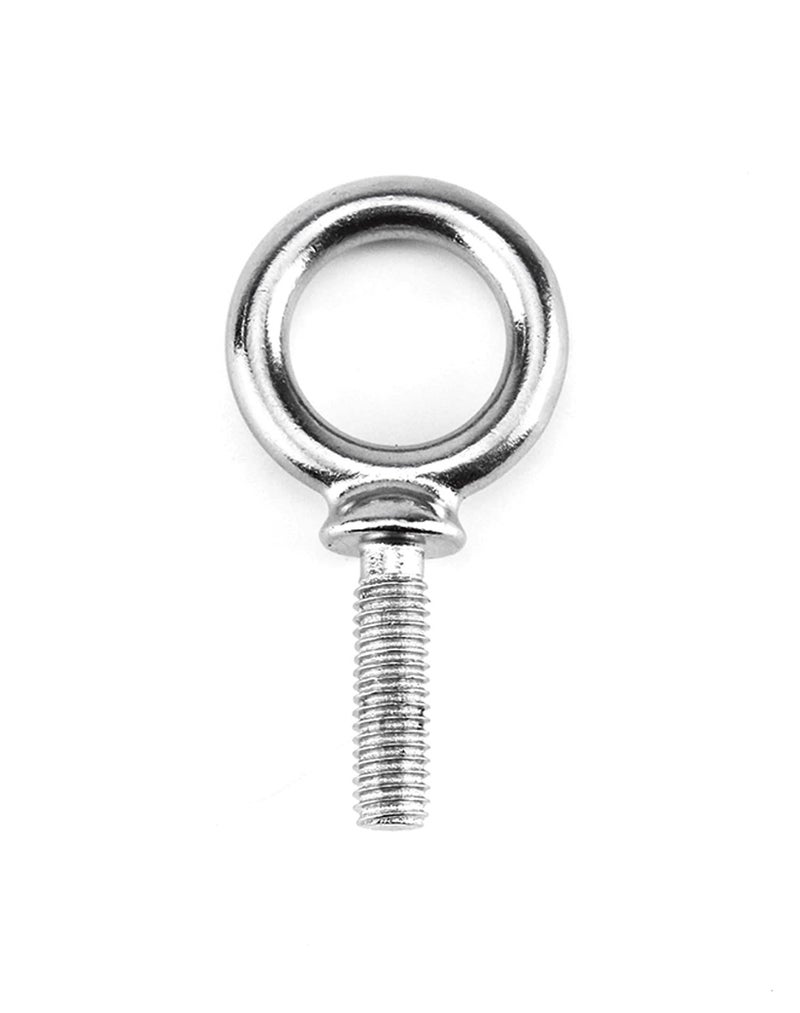 QWORK Eye Bolt, 10 Pack 3/8" x 1-1/4" UNC Marine Grade Stainless Steel Lifting Ring Threaded Eyebolts - Image 2