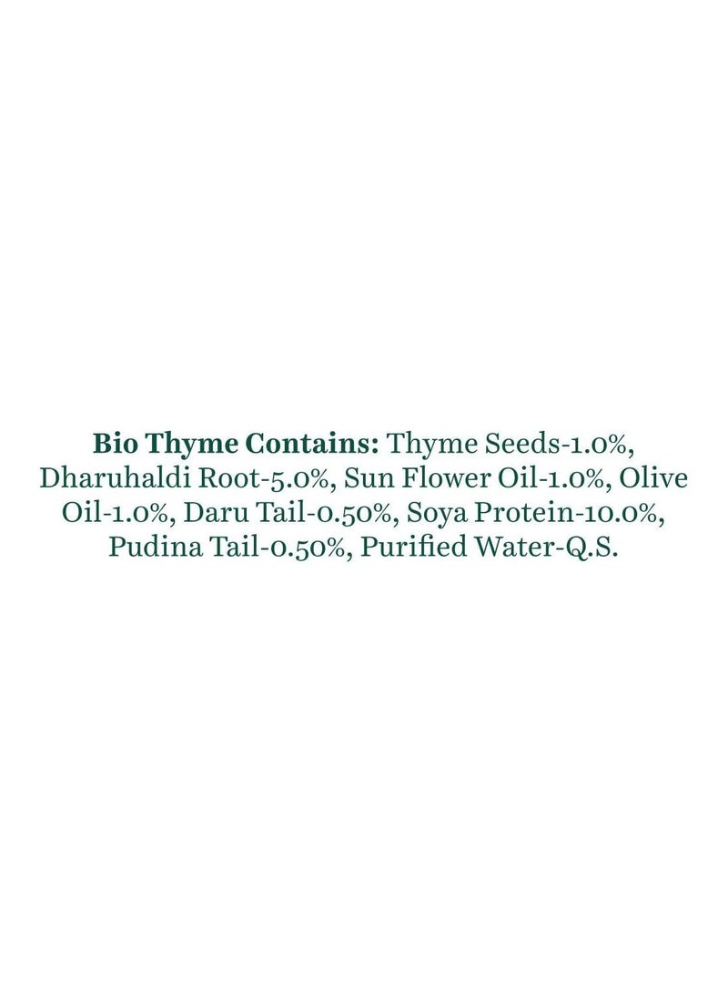 Biotique Thyme Volume Conditioner Fine Thinning Hair Boosts Volume Thickens Follicles Peppermint 180ml - Image 4
