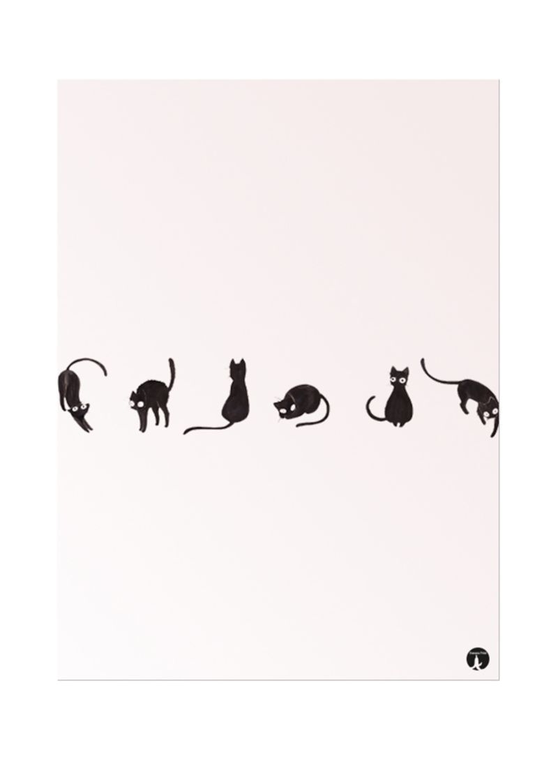 Cats Mouse Pad Beige