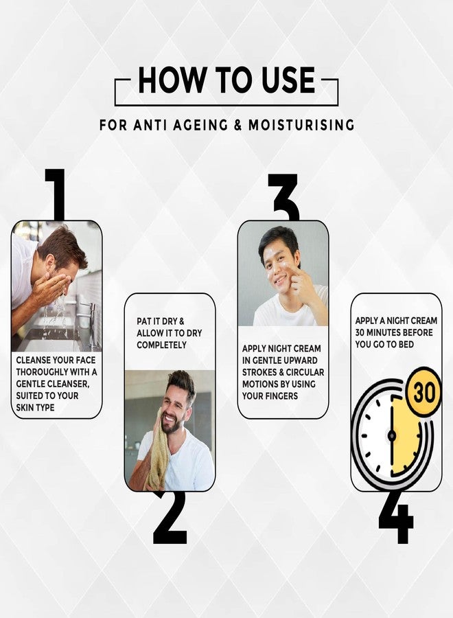 برافادو كريم برافادو آر 3 الليلي للرجال 50 غرام (عبوة من 6) | كريم ليلي لإصلاح وتجديد البشرة | يقلل التجاعيد، ويفتح لون البشرة، ويغذيها بعمق | عناية ليلية بالبشرة للرجال - Image 5