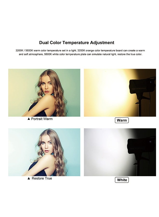 PULUZ - PULUZ 150W LED Continuous Photography Light - Dual Color Temperature with Remote Control - Image 1