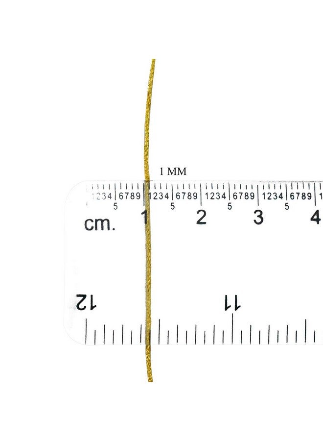 Embroiderymaterial Polyester Metallic Embroidery Cross Stitch Floss Threads In Gold Color, 25 Skeins - Image 2