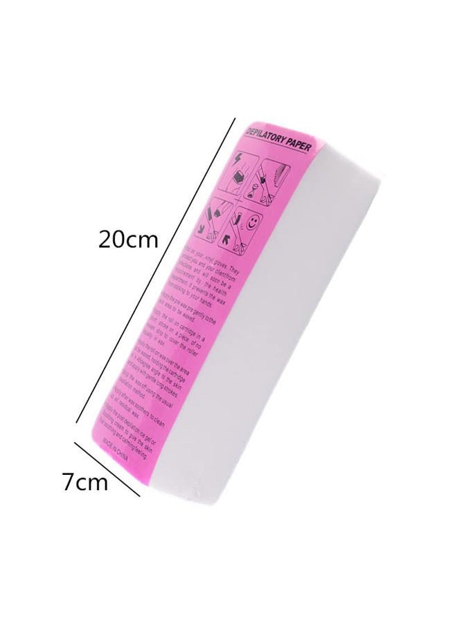 VASANA 100PCS Professional Non Woven Hair Removal Wax Paper Body and Facial Wax Strips Epilator 8x3inch for Lady Women Men - Image 2