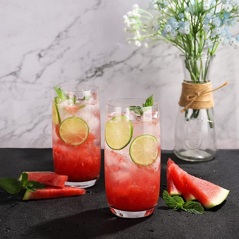 Primeworld Water And Juice Glass280Ml Set Of 12 Pieces Tall Glass For Water Juice Soft Drinks Cocktail Mojito Perfect For Home Restaurants And Parties Transparent - Image 4