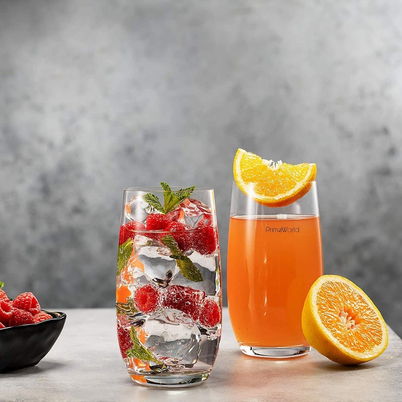 Primeworld Water And Juice Glass280Ml Set Of 12 Pieces Tall Glass For Water Juice Soft Drinks Cocktail Mojito Perfect For Home Restaurants And Parties Transparent - Image 5