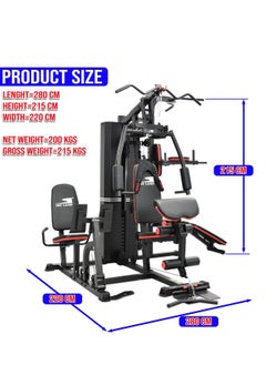 Multi-function Home Gym 3-Station With 72kg Stack Weight - pzsku/Z55E56AF6FF84ACD10844Z/45/_/1652343033/b10fb99a-6c55-42e2-8d49-4b51f887a3fe