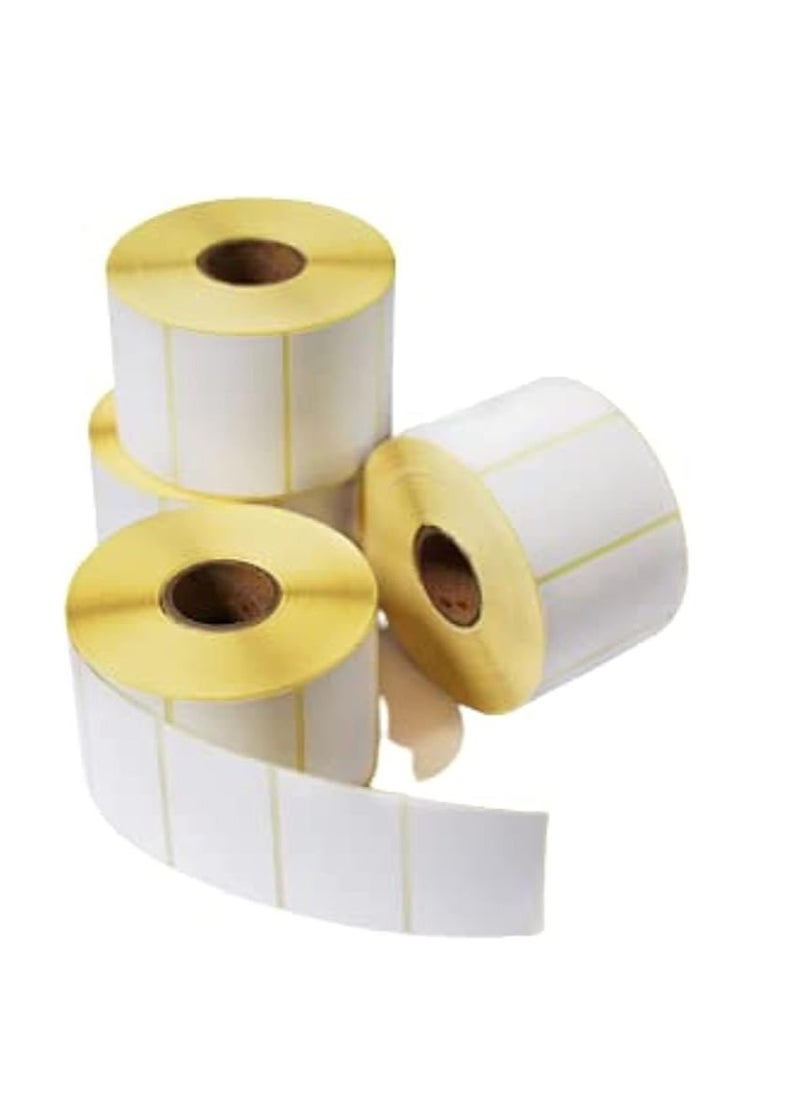 Terabyte 3 Rolls - 50mm x 25mm Barcode Label Sticker Direct Thermal 1000 Labels Per Roll  - Image 1