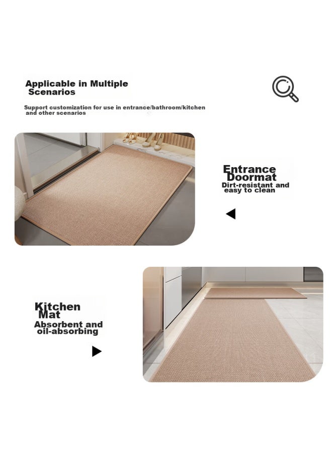 Zhujun Bathroom Mat, Quick-drying Absorbent Mat For Bathroom Entrance, Non-slip Foot Mat For Toilet, Entrance Doormat, 50x80cm - Image 5