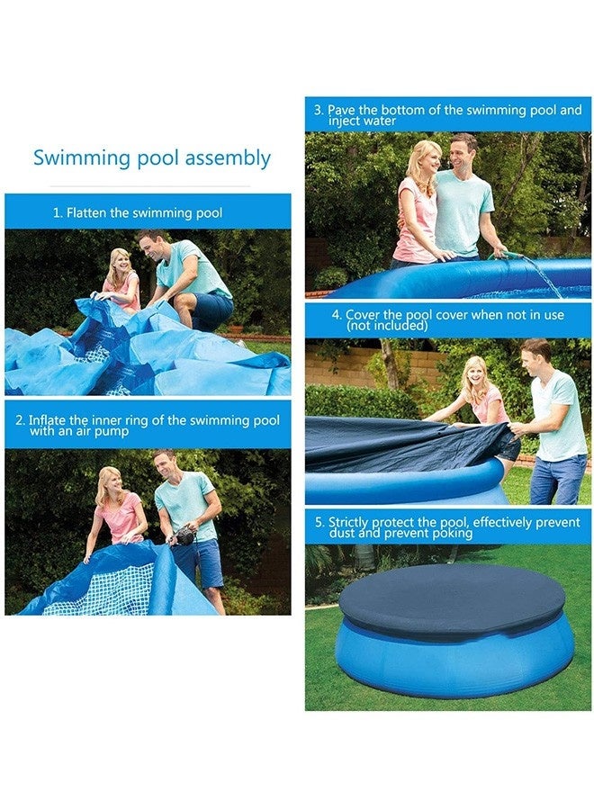 Generic Swimming Pool for Family ，Foldable Inflatable Pools，Large Family Pool for Backyard, Garden, Balcony（183×51CM） - Image 4