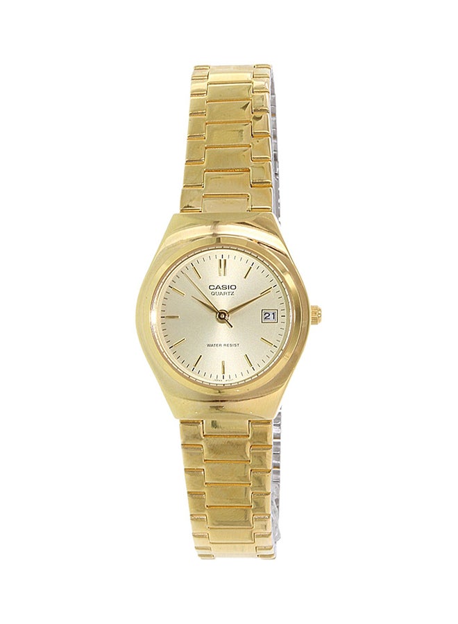 CASIO Women Stainless Steel Analog Watch LTP-1170N-9ARDF (CN) - 26 mm - Gold - Image 1