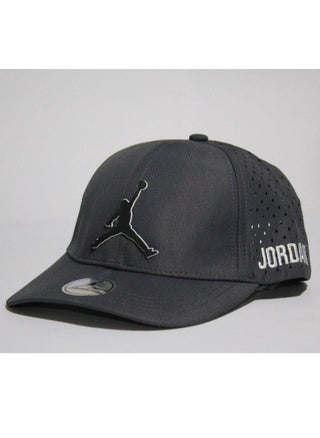 Jordan Jumpman Logo Perforated Snapback Hat - Dark Grey - pzsku/Z55E59721A8F20ACA2000Z/45/1747814834/e0b962d5-79c6-4123-a77e-9a8759cc46a7