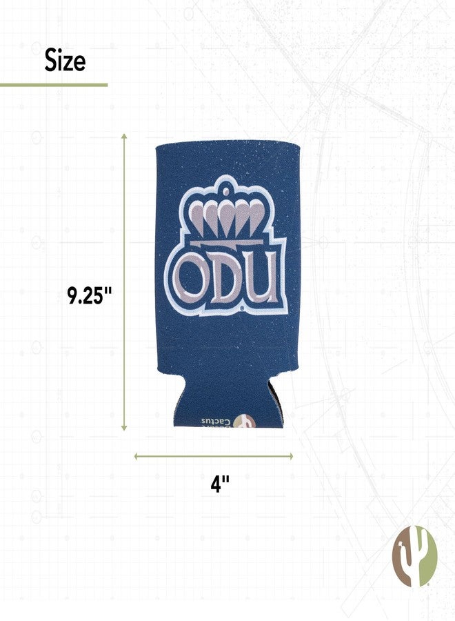 ديزرت كاكتوس حافظة مشروبات من ديزرت كاكتوس، جامعة أولد دومينيون، حافظة مشروبات من أو دي يو موناركس، عبوة واحدة من الفوم، حامل علب سعة 12 أونصة، جانب واحد (التصميم أ) - Image 3