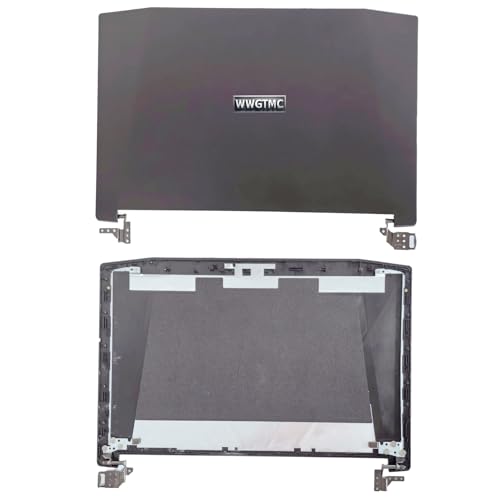 WWGTMC Replacement LCD Back Cover Rear Case Top Lid Hinges with Front Bezel for Acer Nitro 5 AN515-51 AN515-41 AN515-53 AN515-42 Series Laptop 60.Q2SN2.002 AP211000700 AP211000800 - Image 2