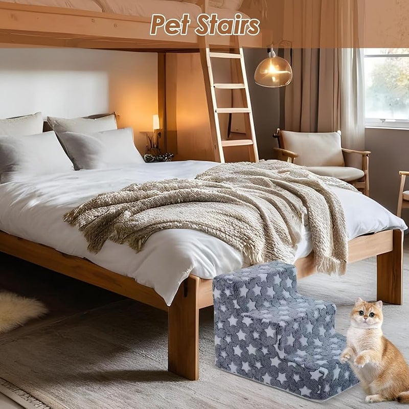 Blue Pet Stairs Ramp For Small Dogs Cats Elderly Injured Pets Non Slip Washable - Image 4