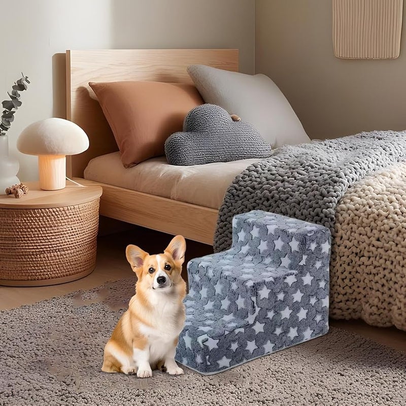 Blue Pet Stairs Ramp For Small Dogs Cats Elderly Injured Pets Non Slip Washable - Image 5