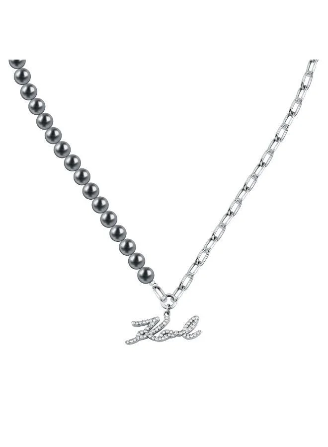 Karl Lagerfeld  Klayr02 Pearl Necklace  | Best Price UAE