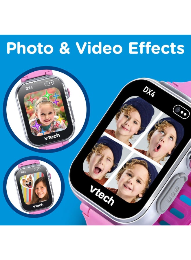 vtech KidiZoom Smartwatch DX4 Pink Camera & Games, Video Recorder, Voice Changer - Image 4