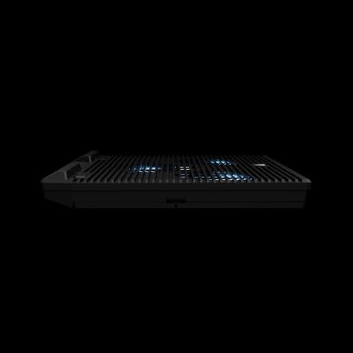 GAMDIAS Aether E1 | Triple Fan Laptop Cooling Pad Upto 19', 2 USB Port, 7 Adjustable Height Angles | Powerful Cooling Pad | 1300 RPM Speed | Noise Level 21DBa - Image 3