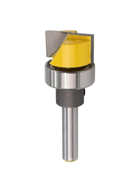 Yakamoz 1/4 Inch Shank Flush Trim Hinge Mortising Template Router Bit with Ball Bearing Woodworking Milling Cutter Tool