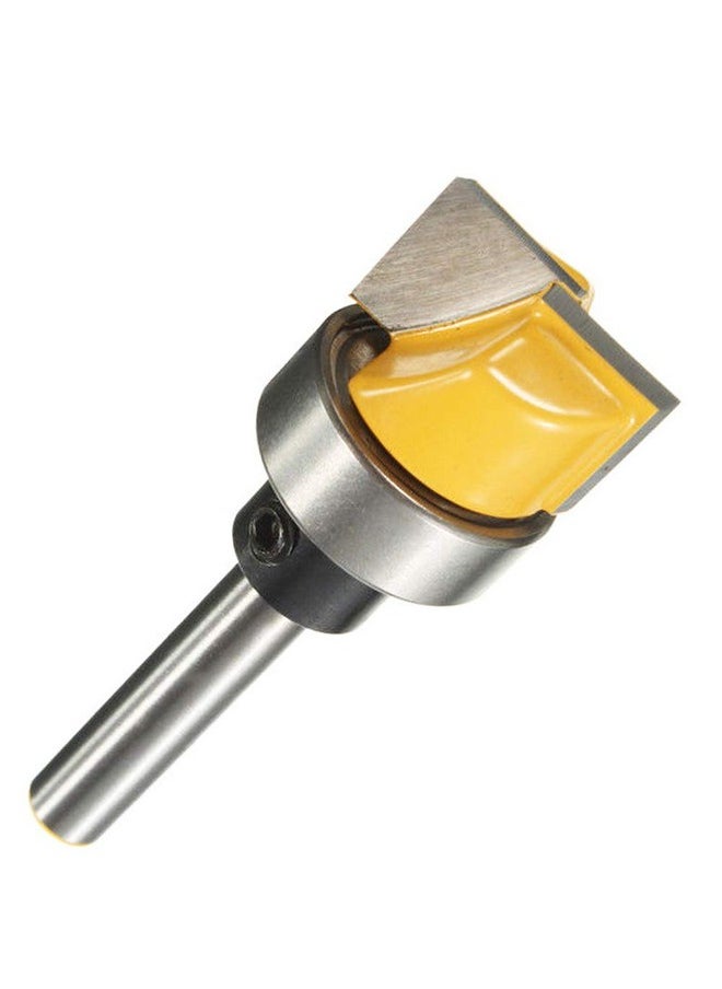 Yakamoz 1/4 Inch Shank Flush Trim Hinge Mortising Template Router Bit with Ball Bearing Woodworking Milling Cutter Tool