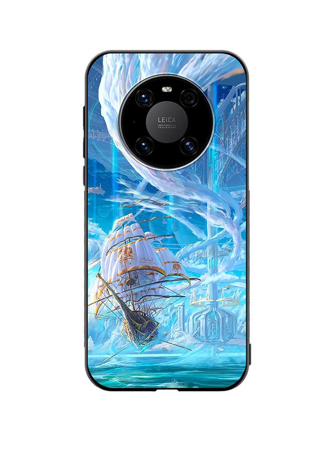 VR CREATIVE Protective Case Cover For Huawei Mate 40 Castle With Clouds Design Multicolour - Image 1