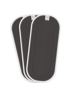 BEMBIKA 5 Layer Bamboo Charcoal Inserts Liners Natures Cloth Diaper Liner Wetfree Reusable Washable Cotton Diaper Nappy Inserts For Baby Cloth Diapers (Set Of 3)  - Image 1