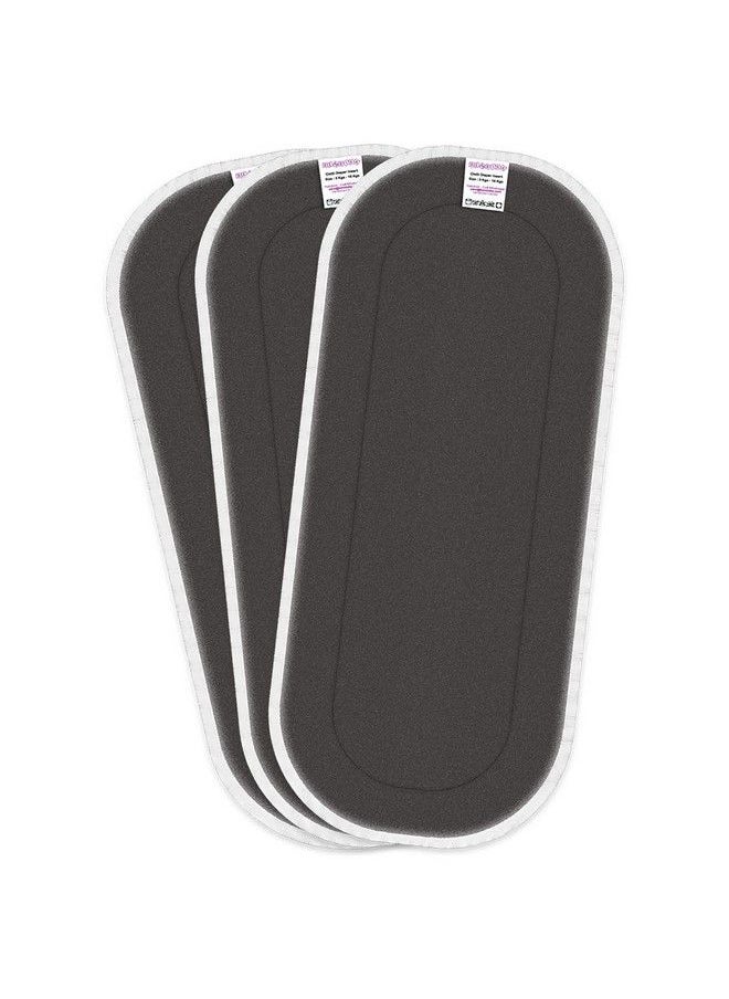 BEMBIKA - 5 Layer Bamboo Charcoal Inserts Liners Natures Cloth Diaper Liner Wetfree Reusable Washable Cotton Diaper Nappy Inserts For Baby Cloth Diapers (Set Of 3) - Image 1