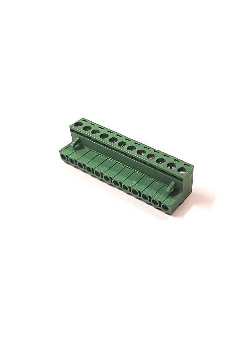 Generic ESPtronics 5 Pcs 12 Pin Right Angle Screw Terminal Block Female Connector 300V15A 2812 AWG 5085 Connecrtor Plug in Type Screw Terminal Connector 508mm XY2500 Connector  - Image 2