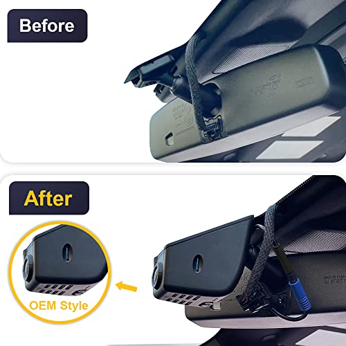Fitcamx 4K Dash Cam Suitable for Ford F150 & F250 2021-2025 Limited XLT XL Raptor Lariat Platinum King Ranch Tremor, OEM Look, UHD 2160P Video, WiFi&APP, Loop Recording, G-Sensor, Plug&Play, 64GB Card - Image 3