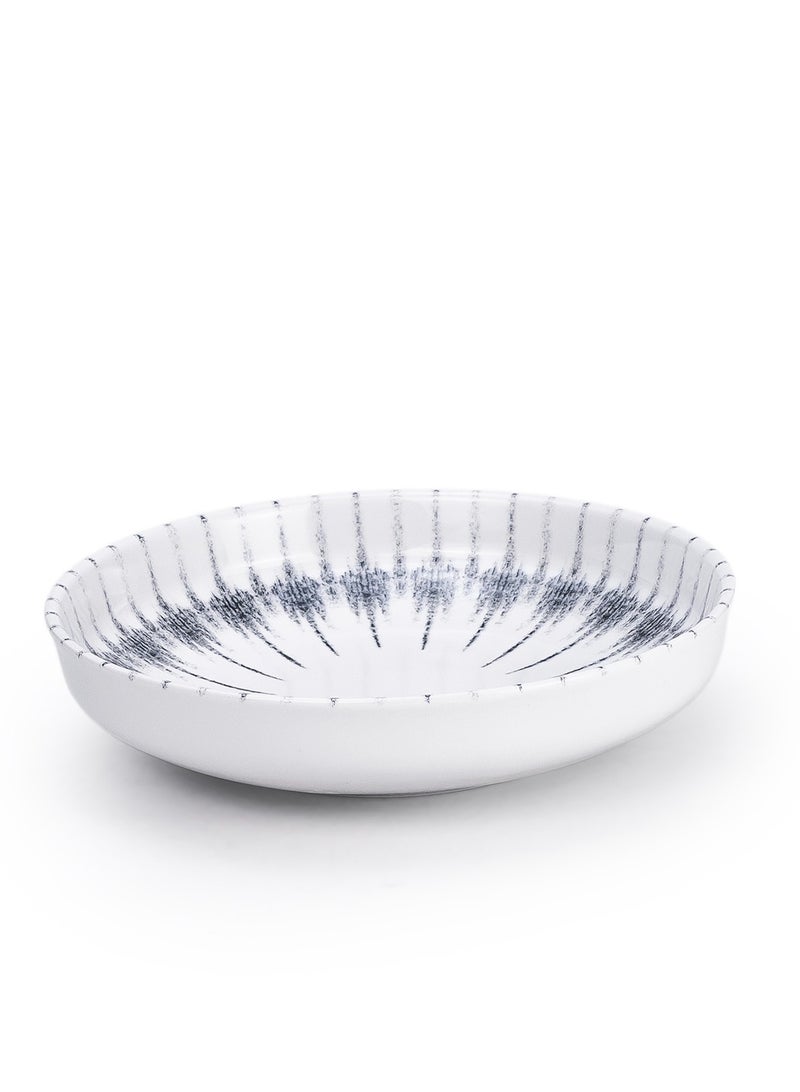 EDESSA Edessa Cosmo 21cm Ceramic Soup Plate, White (Set of 1)  - Image 1
